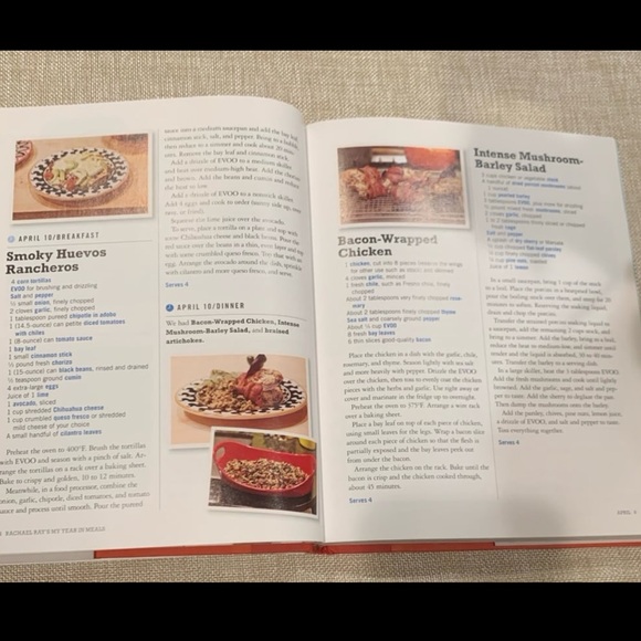 My Year in Meals by Rachael Ray Hardcover Cook Book & My Year In Cocktails - Picture 4 of 7